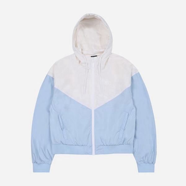 Fila Hooded Women's Jackets - Blue/White,NZ 209-23764